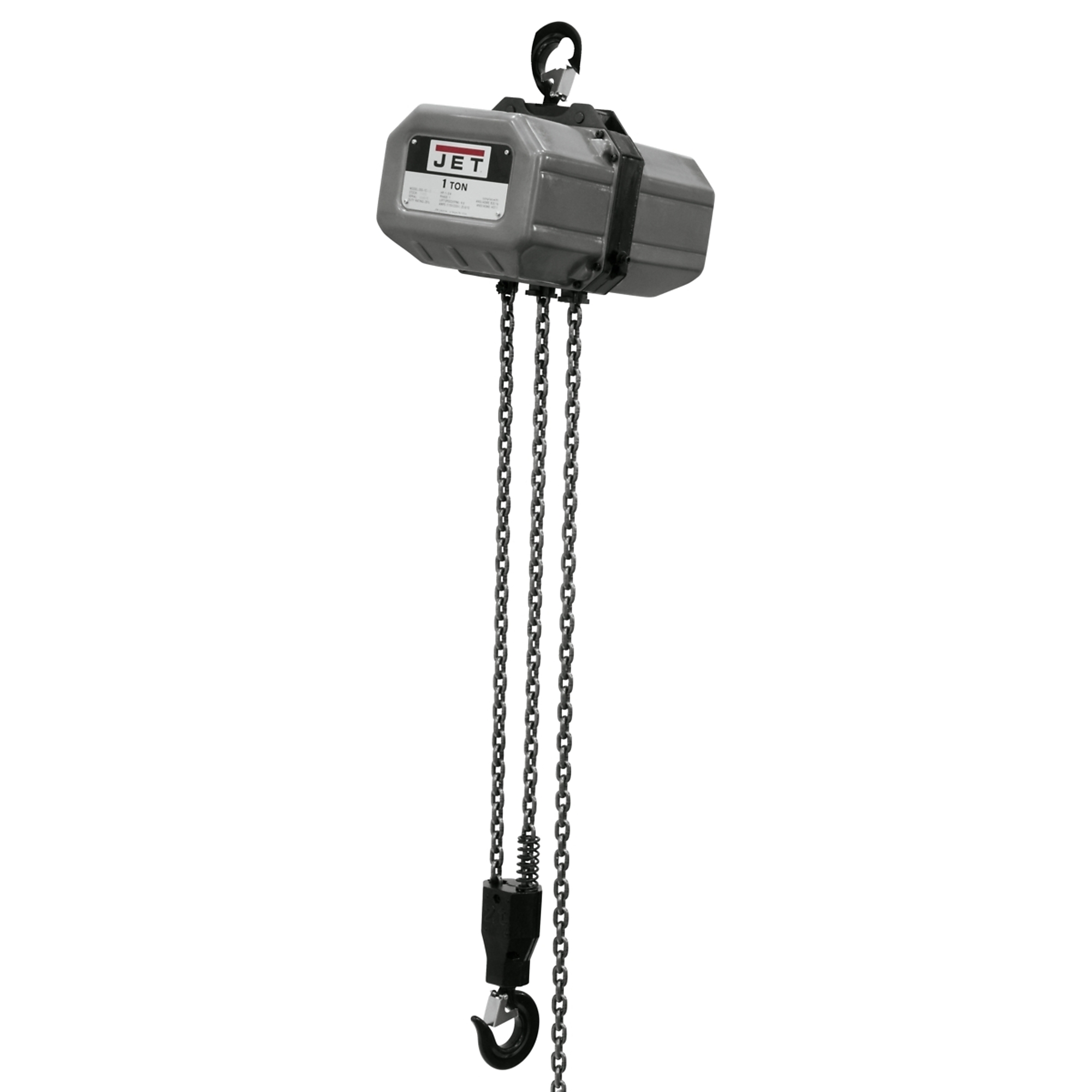 Jet, Electric Hoist, Capacity 1000 lb, Lift Height 50 ft, Model# 1/2SS-1C-20